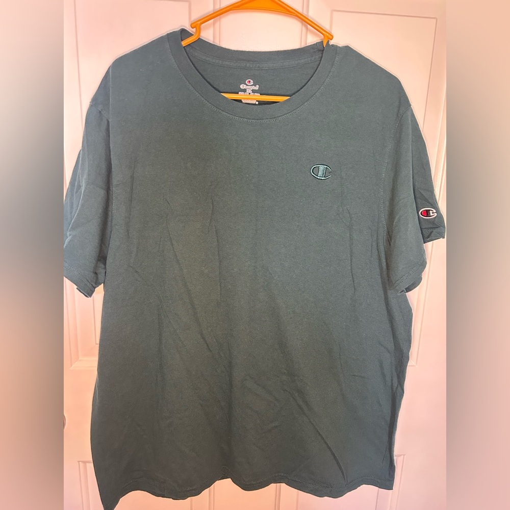 Champion Men's Olive Short Sleeve Tee